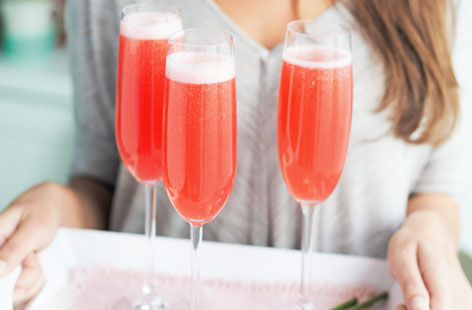 No Mother’s Day would be complete without a glass of fizz and for a non-alcoholic version, simply replace cava with sparkling water.