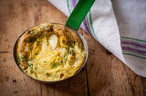 This traditional Spanish dish is delicious at any time of day. Serve as an alternative to a cooked breakfast, or with a salad for lunch or dinner.