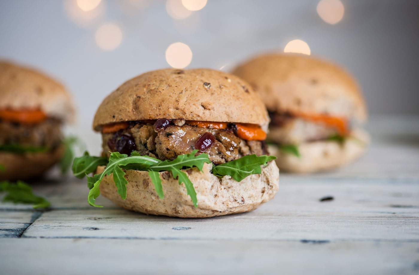 Galton Blackiston’s cranberry stuffing and pork burgers recipe