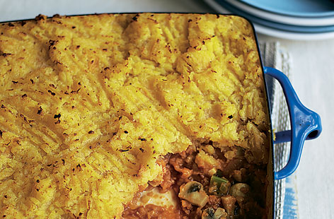 You can add any extra seasonal veg that you like to this delicious pie. 
