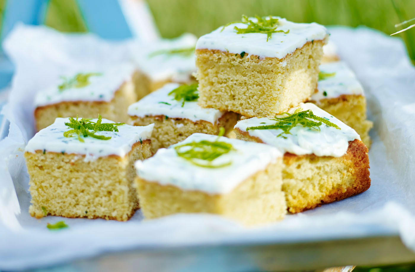 Mojito traybake recipe