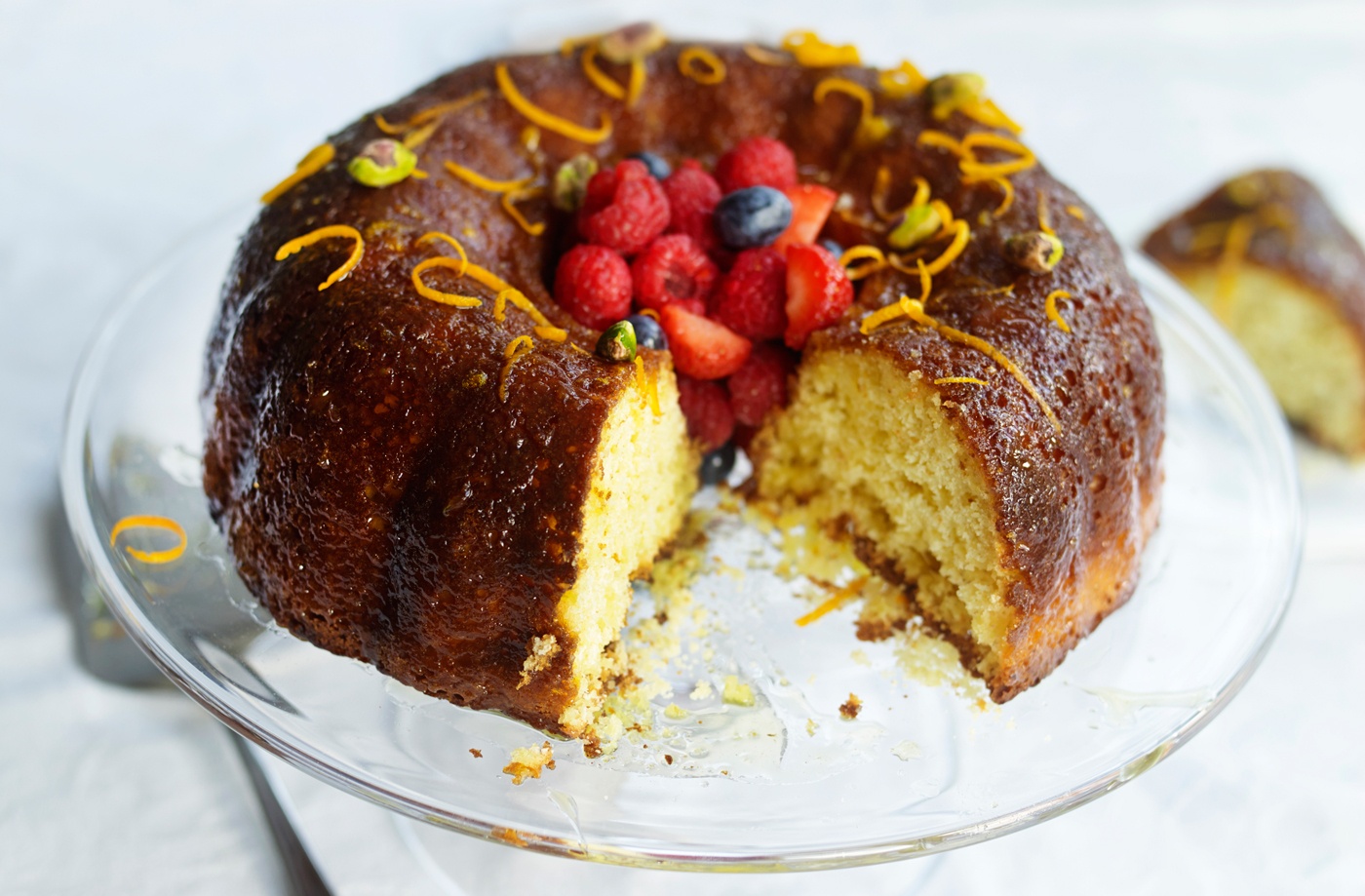 Boozy orange savarin recipe