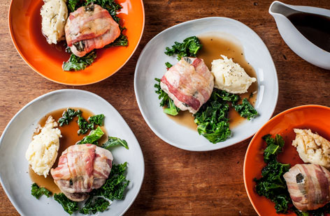 These cute little pork parcels are a little tricky to assemble, but once the kids master them they will be a firm favourite. 