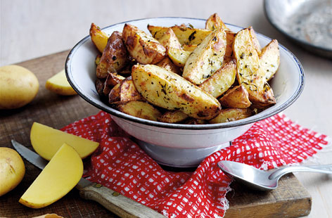 If you love salt and vinegar crisps you will really love these salt and vinegar wedges. The fluffy Elfe potatoes bring out the classic flavours