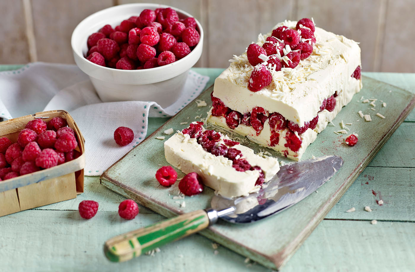 Raspberry and white chocolate parfait recipe