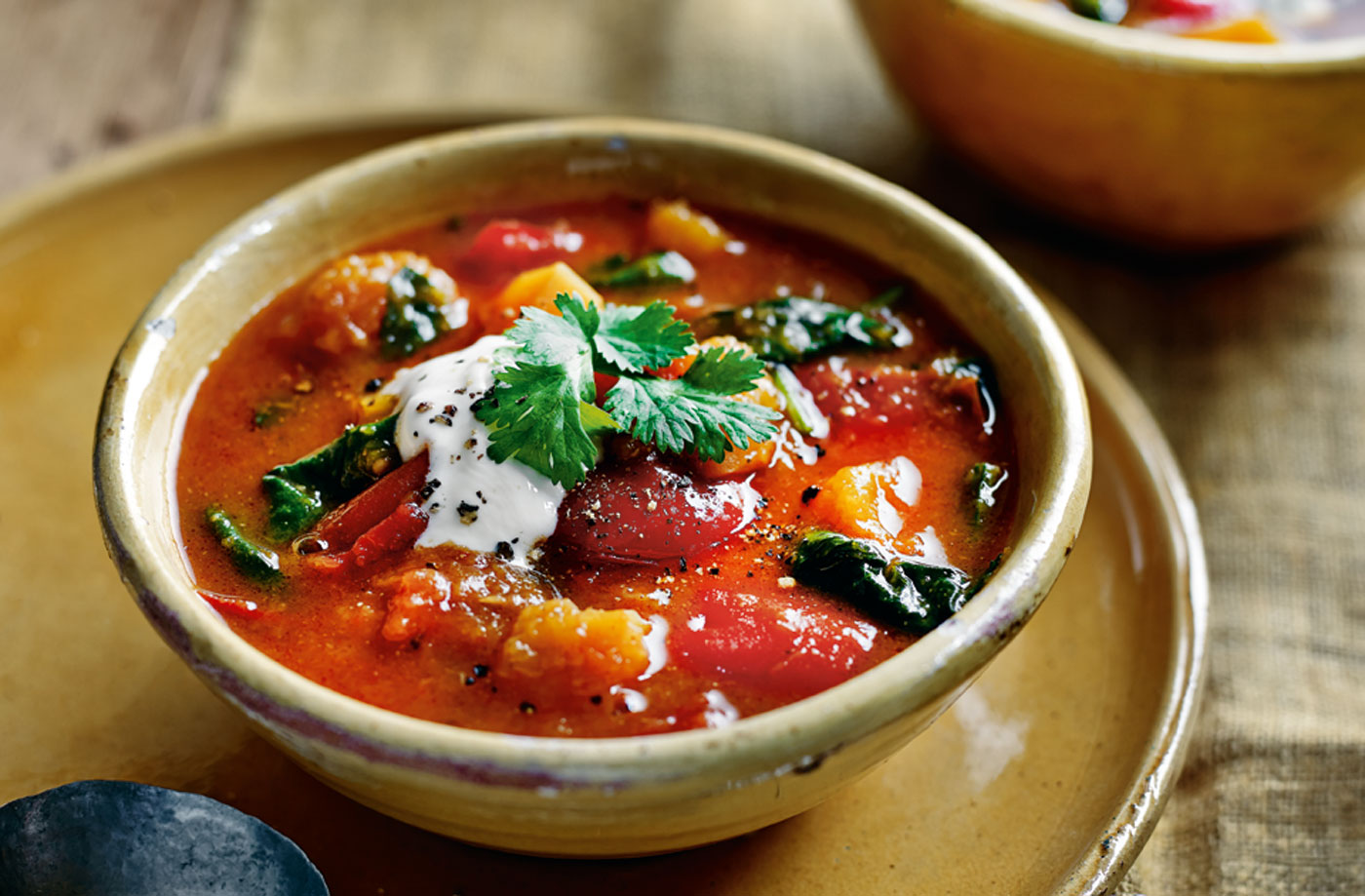 Tomato, red pepper and butternut squash soup recipe