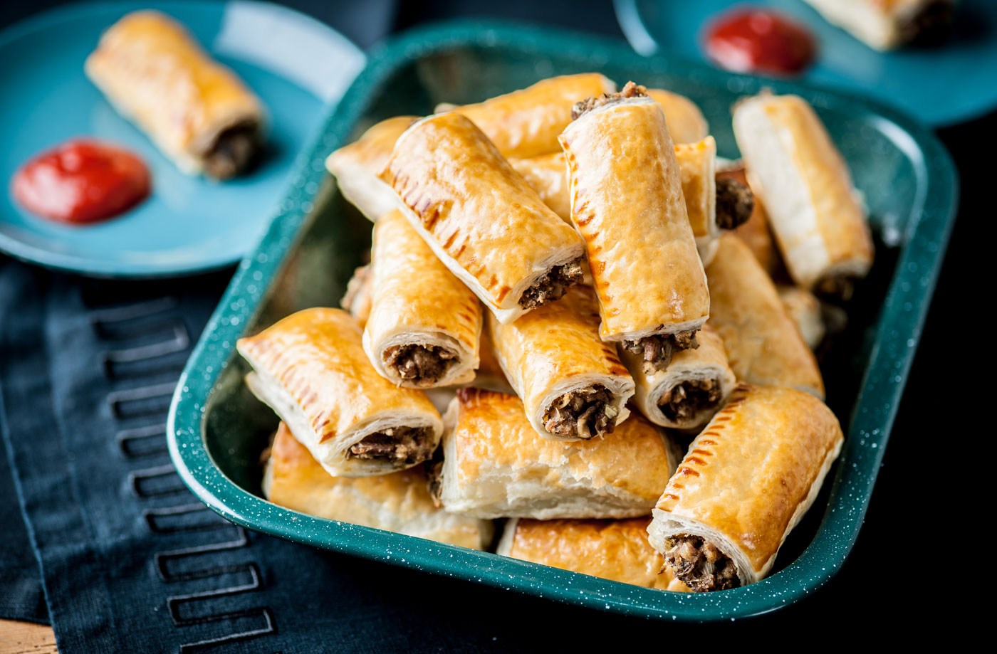 Alyn Williams' turkey and stuffing sausage rolls  recipe